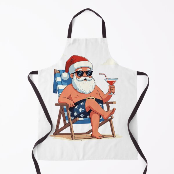 Item preview, Summer Santa Chillin' - Funny Christmas in July Beach Tee designed and sold by CodellCreations.