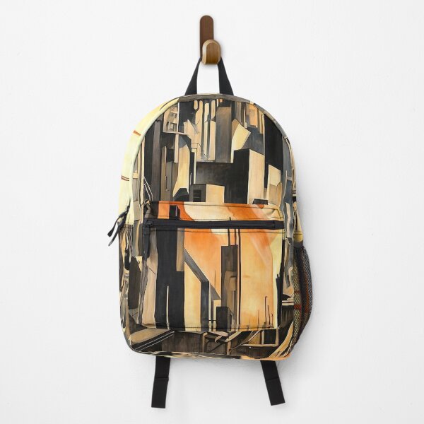 Item preview, Vintage Metropolitan Skyline in Art Deco Style designed and sold by semenol.