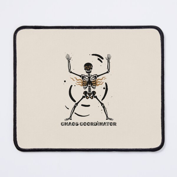 Item preview, "Chaos Coordinator" Funny Stressed Skeleton Mom Teacher Gift designed and sold by Cipher & Soul.
