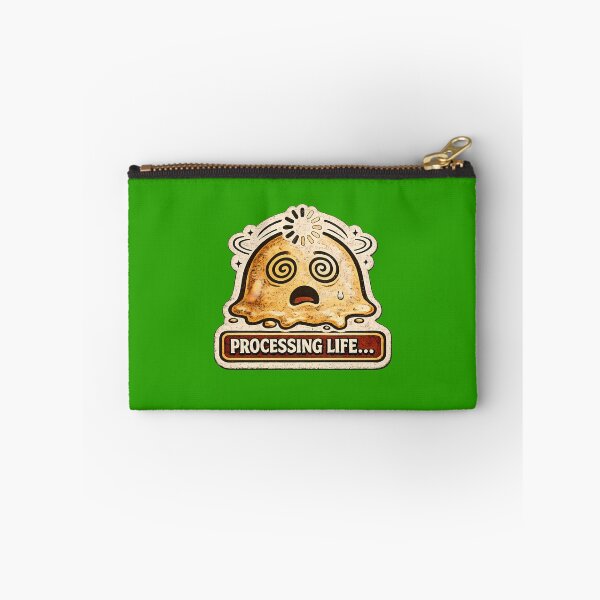 Item preview, PROCESSING LIFE… ? – Funny Dizzy Emoji Vintage Sticker designed and sold by lazygum.