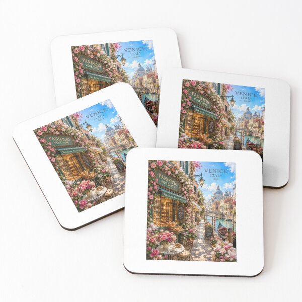 Item preview, Venice Italy, digital art oil paint watercolor paint aesthetic scenery ai  designed and sold by PostcardsBeauty.