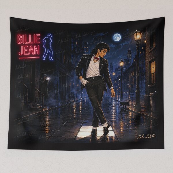 Item preview, Billie Jean - Michael Jackson Cartoon Tribute designed and sold by LuluLeb.
