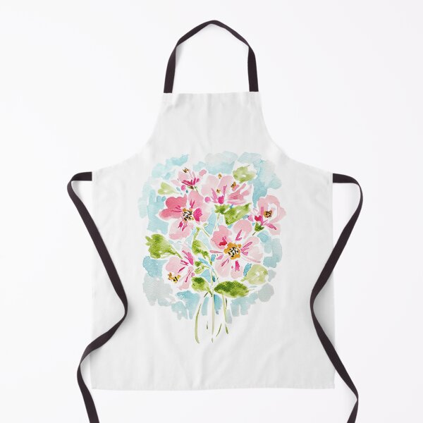 Item preview, Pink WIld Rose Garden Watercolor Florals designed and sold by Jande Summer.