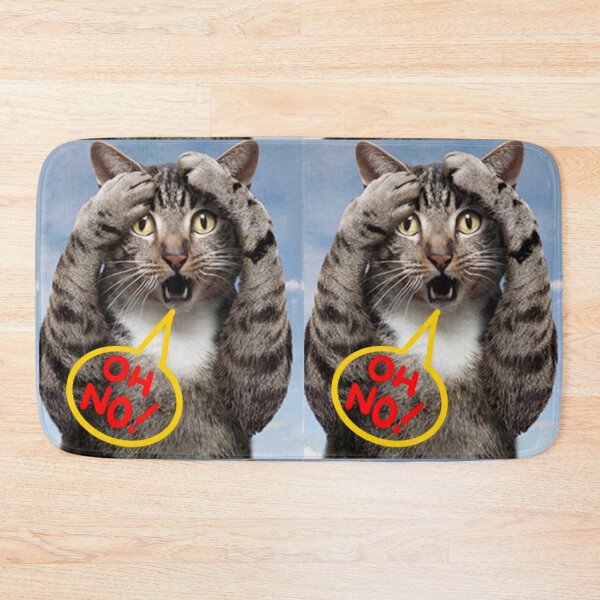 Item preview, Oh No! Kitty Cat. Fun Meme. Flabbergasted. designed and sold by FFFFt.