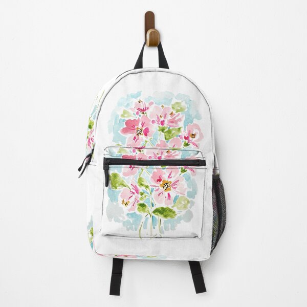 Item preview, Pink WIld Rose Garden Watercolor Florals designed and sold by Jande Summer.