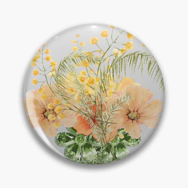 Item preview, Potted flowers with green gemstones designed and sold by Extremeallie.
