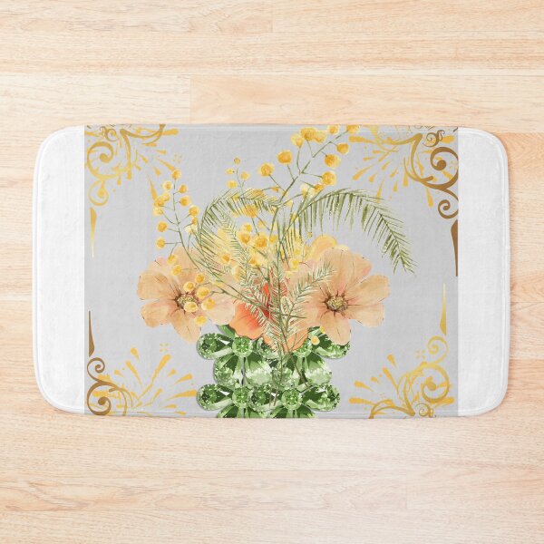 Item preview, Potted flowers with green gemstones designed and sold by Extremeallie.