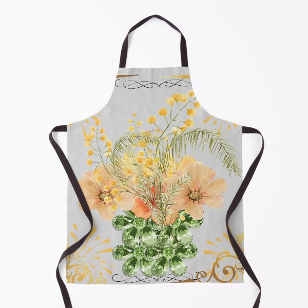 Item preview, Potted flowers with green gemstones designed and sold by Extremeallie.