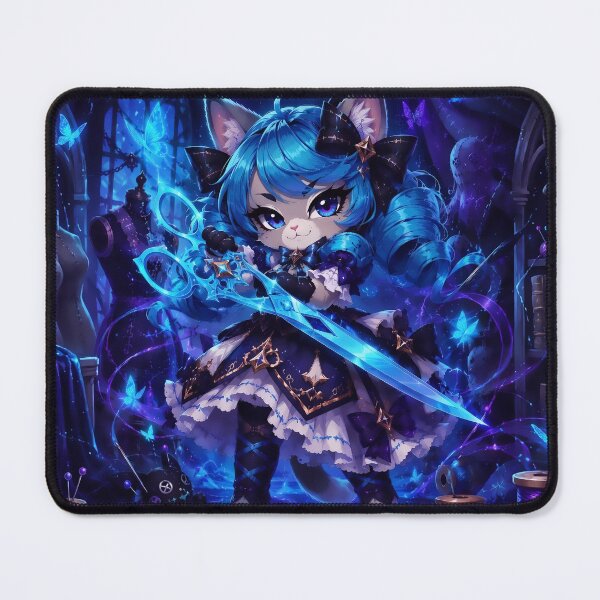 Item preview, Moonlit Stitch Guardian Cat designed and sold by Lunatik Cat.