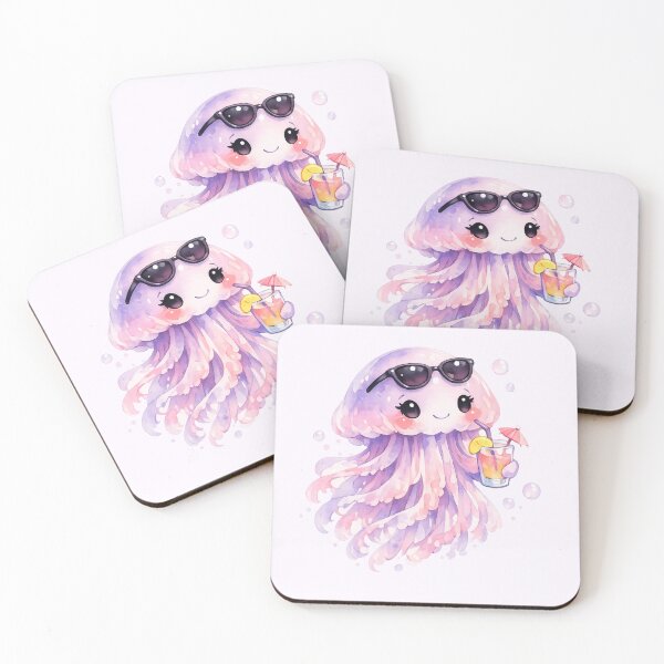 Item preview, Cool Drink Jellyfish  designed and sold by DariaCraft.