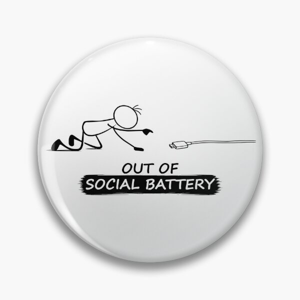 Item preview, Out of Social Battery Recharge Mode designed and sold by Pebl-Co.