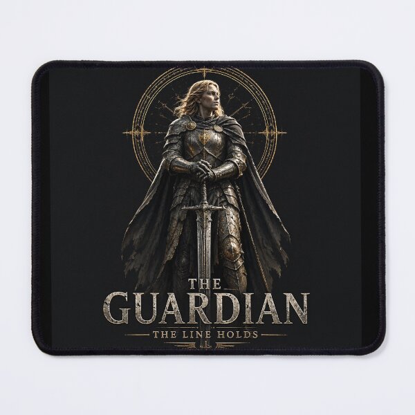 Item preview, The Guardian - Knight with Sword designed and sold by thirtyonestars.