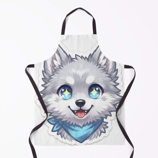 Item preview, Cute Wolf Sticker for Kids Toddler Baby Gift Nursery Animal Art NeoTigLuna designed and sold by NeoTigLuna.