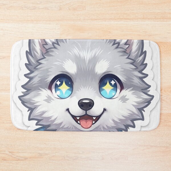 Item preview, Cute Wolf Sticker for Kids Toddler Baby Gift Nursery Animal Art NeoTigLuna designed and sold by NeoTigLuna.