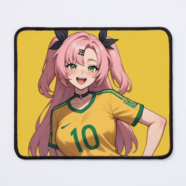 Item preview, ZZZ Nicole Demara Brazil Soccer Jersey 10 Art designed and sold by Jimakmo.
