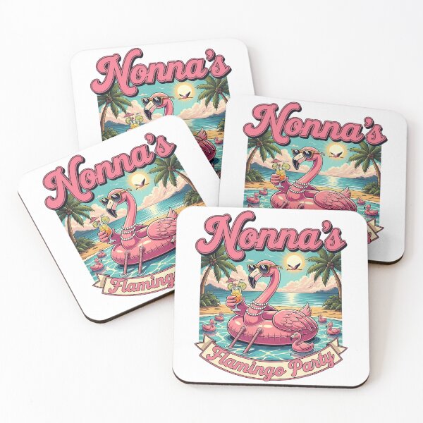 Item preview, Nonna's Flamingo Party Family Reunion Tropical Beach Vacation Matching designed and sold by CutOutIdols.