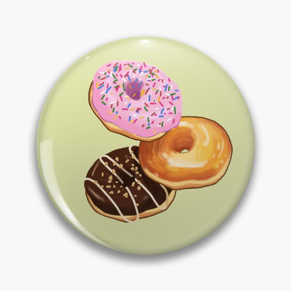 Item preview, Copy of Pink and chocolate donut with colorful sprinkles   designed and sold by Juntixfae.