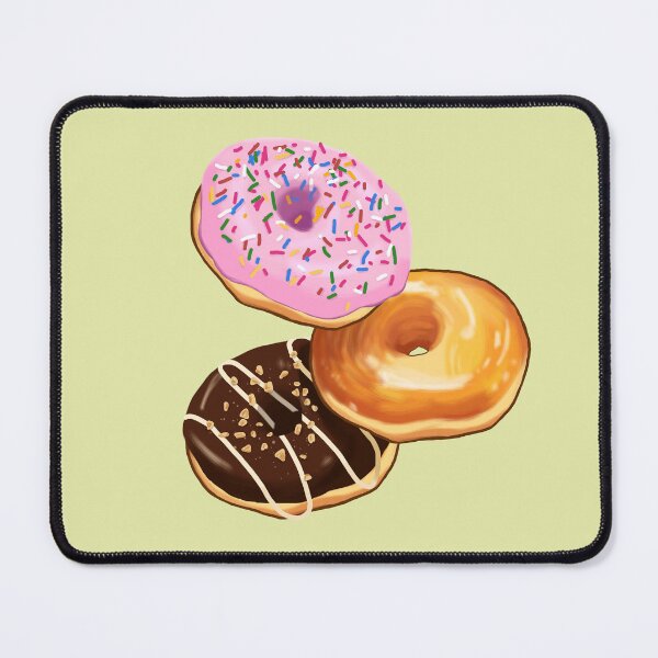 Item preview, Copy of Pink and chocolate donut with colorful sprinkles   designed and sold by Juntixfae.