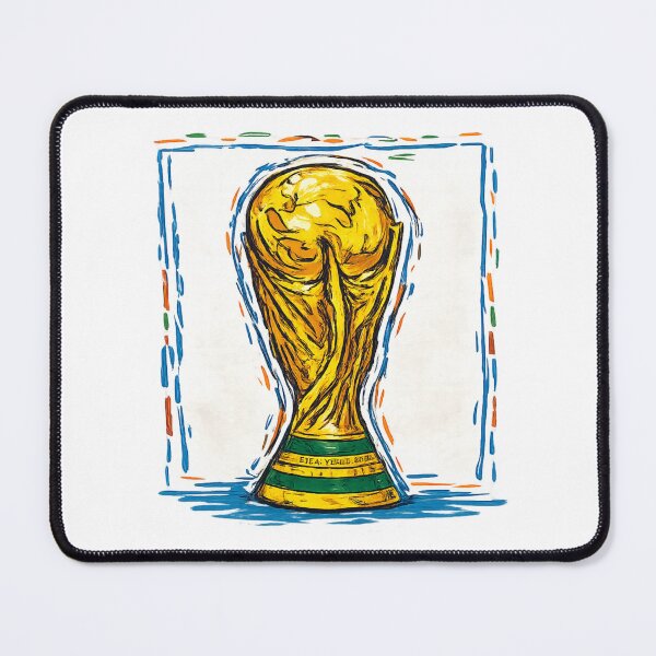 Item preview, World Cup Trophy Vintage Soccer Sketch designed and sold by Oniyasha.