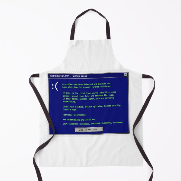 Item preview, Doommaxxing System Error Meme Design designed and sold by Soil & Sky Studios.