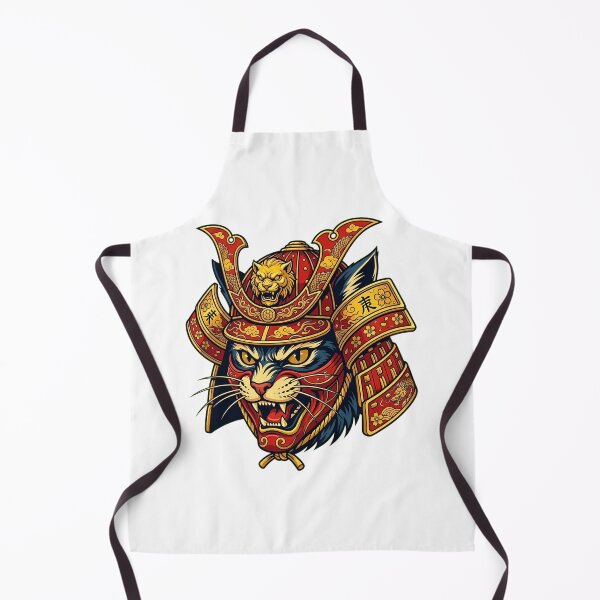 Item preview, Japanese Samurai Cat Anime Art designed and sold by Sabsll.