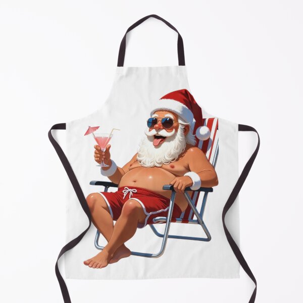 Item preview, Summer Santa Chillin' - Funny Christmas in July Beach Tee designed and sold by CodellCreations.