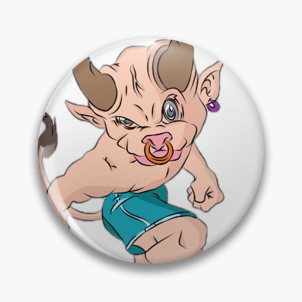 Item preview, Cute Horned Character Doodle Illustration designed and sold by DailyDoodlesBySumbul.
