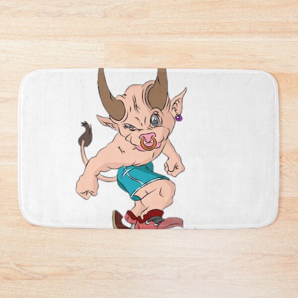 Item preview, Cute Horned Character Doodle Illustration designed and sold by DailyDoodlesBySumbul.