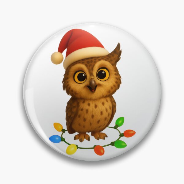 Item preview, Christmas Short-Eared Owl designed and sold by Sillytoe.