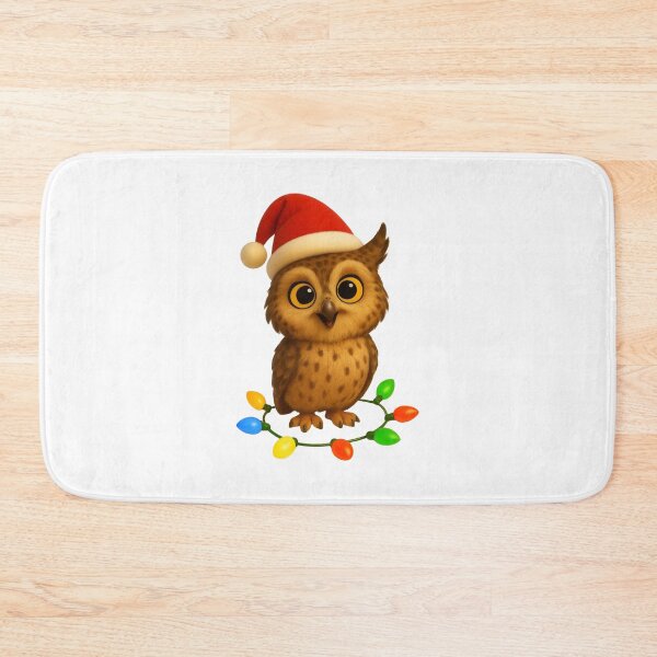Item preview, Christmas Short-Eared Owl designed and sold by Sillytoe.