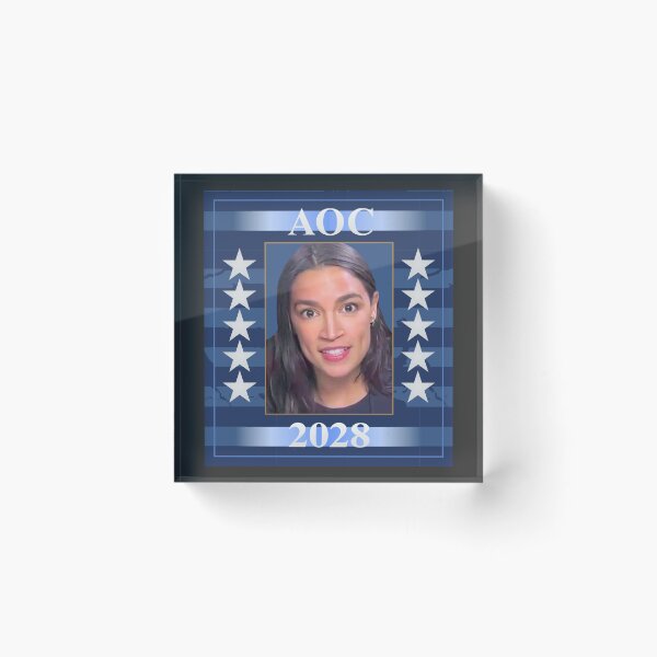 Item preview, AOC for President 2028 designed and sold by DalePrestonArt.