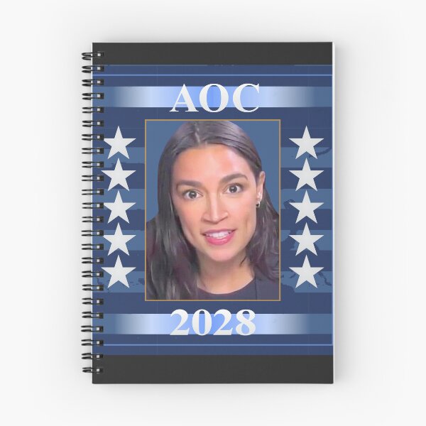 Item preview, AOC for President 2028 designed and sold by DalePrestonArt.