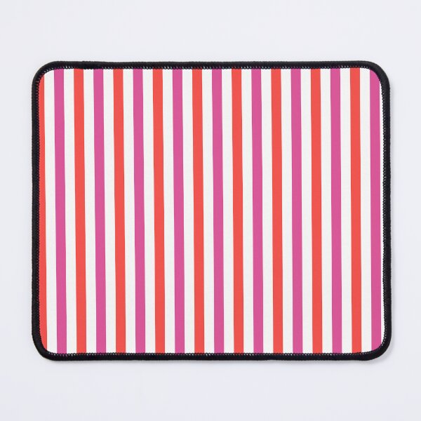 Item preview, White, pink & orange vertical stripes designed and sold by Mint + Midnight.