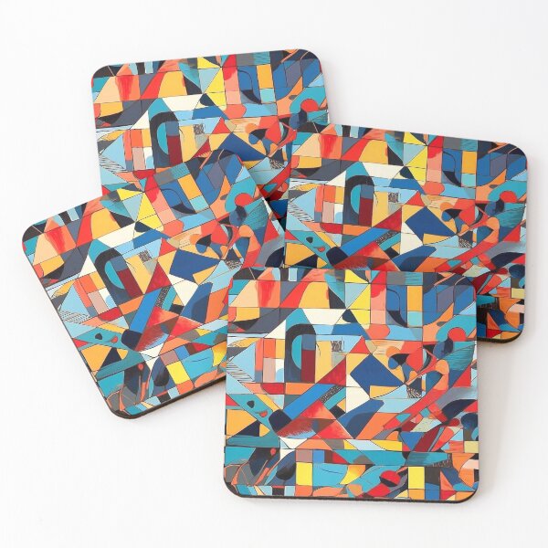 Item preview, Modern Color Block Geometric Art designed and sold by semenol.
