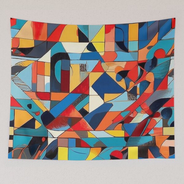 Item preview, Modern Color Block Geometric Art designed and sold by semenol.