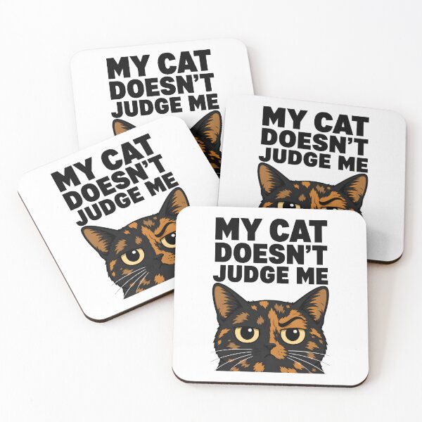 Artikelvorschau, Schildpattkatze urteilt nicht – Lustiger Schildpattkatzen-Humor entworfen und verkauft von Martin's_Design.