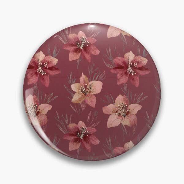 Item preview, Fragrant Amaryllis Print  - Retro Flower Floral   - Gifts For Dad designed and sold by RoyalStarsPatts.