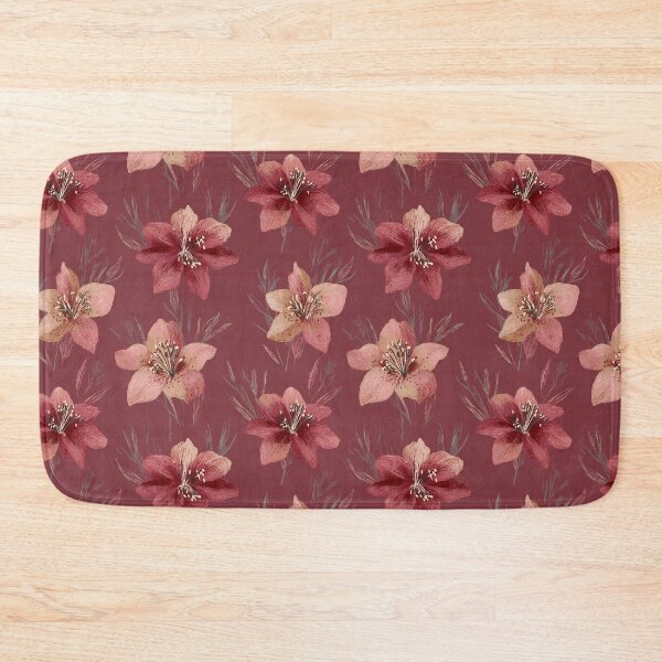 Item preview, Fragrant Amaryllis Print  - Retro Flower Floral   - Gifts For Dad designed and sold by RoyalStarsPatts.
