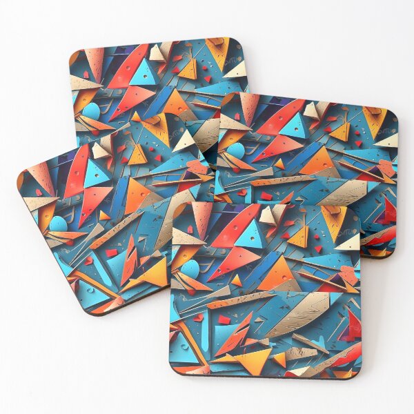 Item preview, Dynamic Abstract Geometry in Bold Colors designed and sold by semenol.
