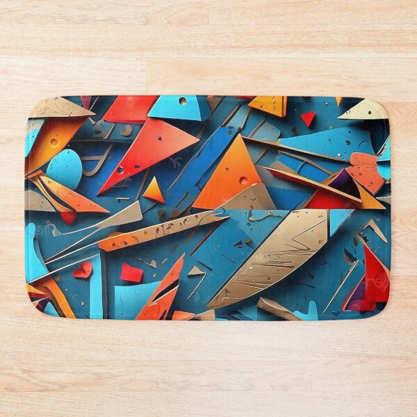Item preview, Dynamic Abstract Geometry in Bold Colors designed and sold by semenol.