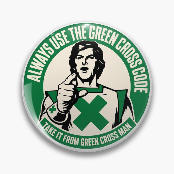 Item preview, green cross code designed and sold by I-am-inspired.