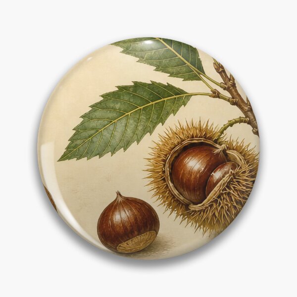 Item preview, Vintage Botanical Nut Print | Antique Nature Illustration designed and sold by NuvoraNest.