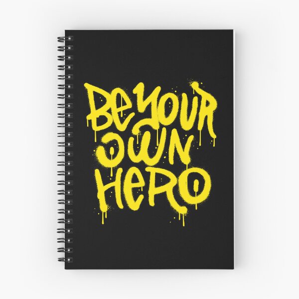 Item preview, Be Your Own Hero Graffiti Typography designed and sold by Khadigadesings.