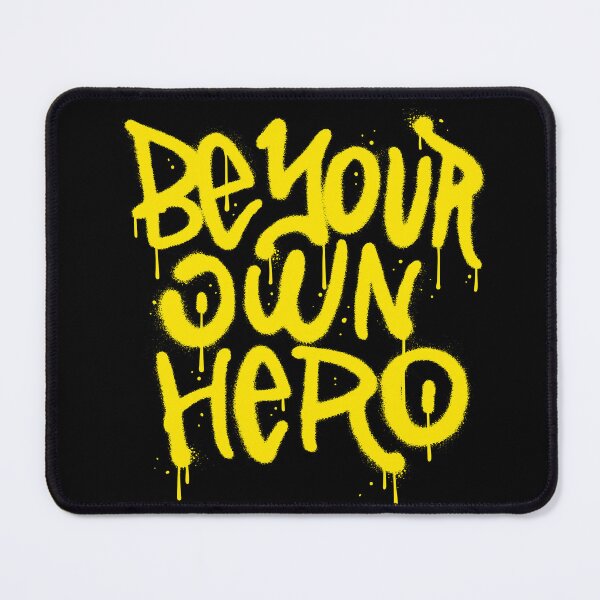 Item preview, Be Your Own Hero Graffiti Typography designed and sold by Khadigadesings.
