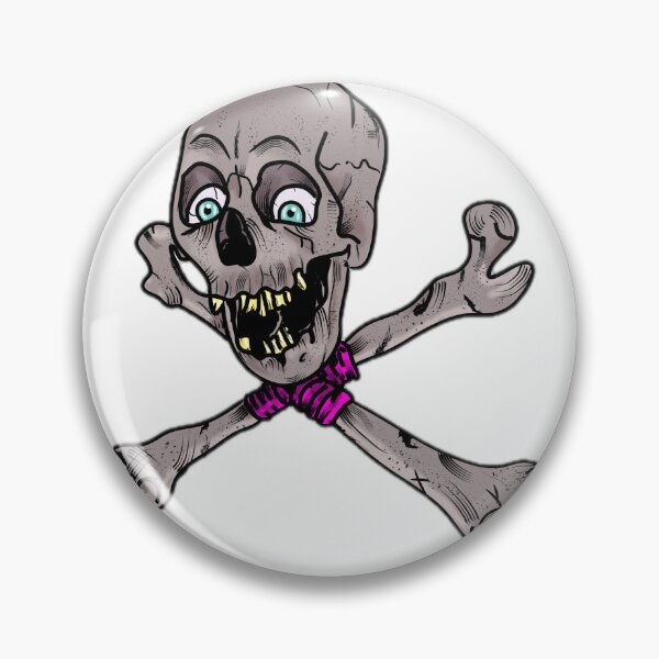 Item preview, Funny Skull and Crossbones with Bow Tie designed and sold by DailyDoodlesBySumbul.