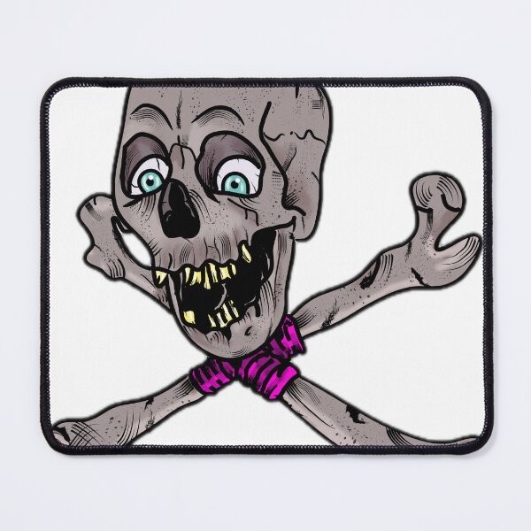 Item preview, Funny Skull and Crossbones with Bow Tie designed and sold by DailyDoodlesBySumbul.