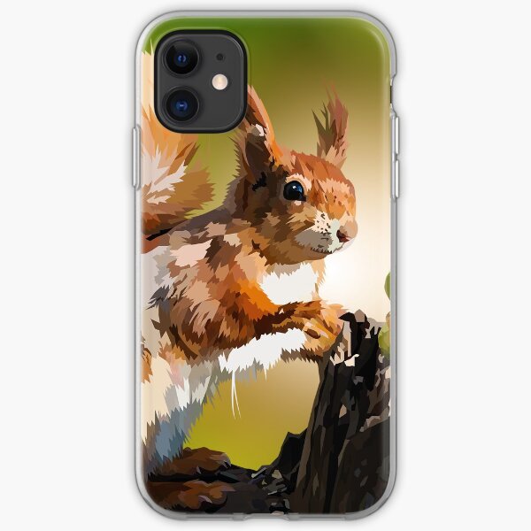 It's squirrel time! iPhone Soft Case
