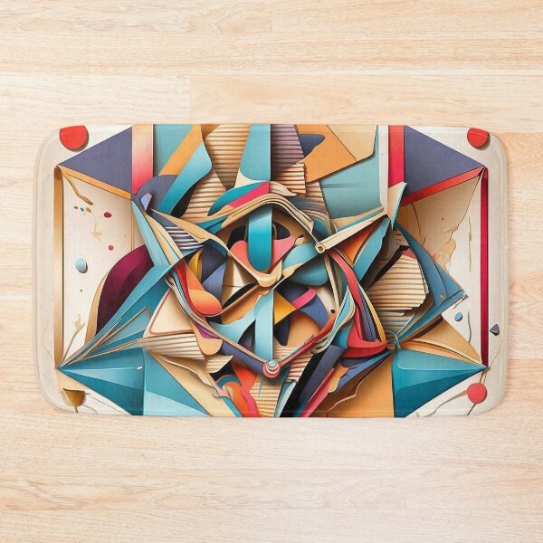 Item preview, Futuristic Geometric Origami Abstract Art designed and sold by semenol.