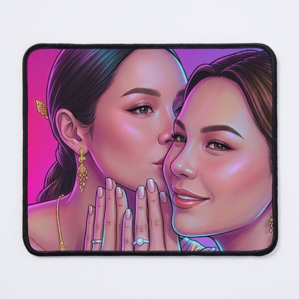 Item preview, Marriage Klao Si LmSy GL Series Lgbtq+ Sapphic Decor Poster Print Art Comic Saying  designed and sold by Mind Space.