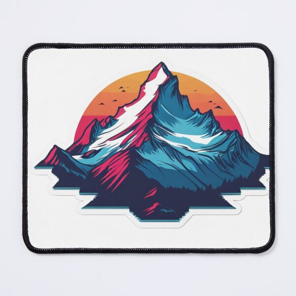 Item preview, Mountain peak line art designed and sold by kidoramagic.